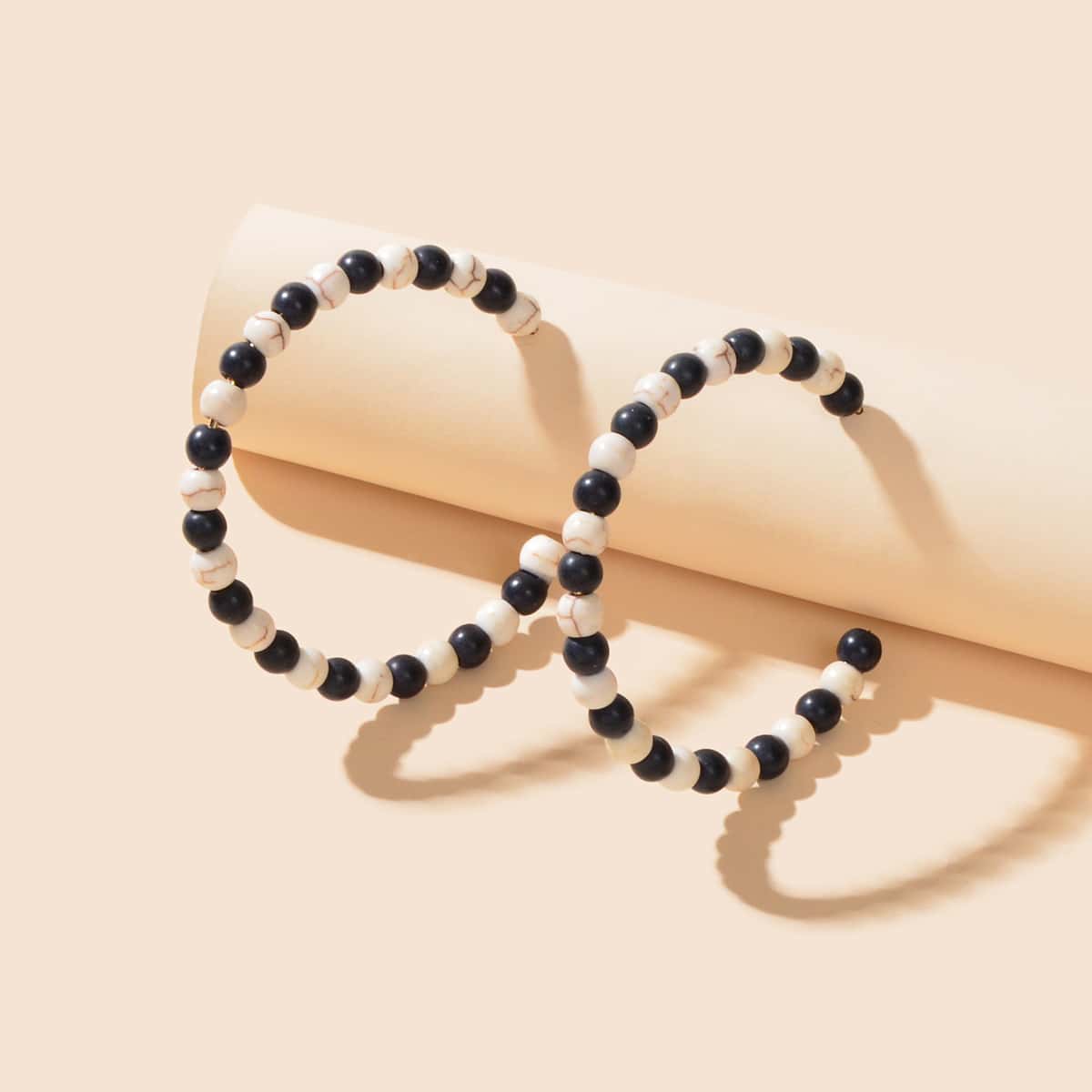 Handmade Colorful Seed Beads Ethnic Big Hoop Earrings Women Bohemian Jewellery