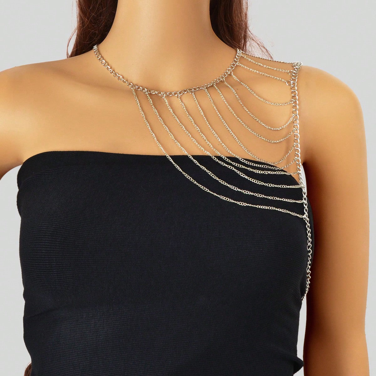 Boho Tassel Chain Necklace Shoulder Body Jewelry Trendy Statement Piece