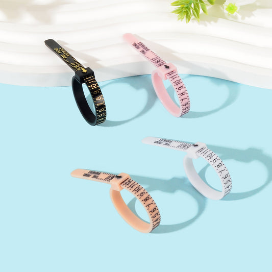 Adjustable Length Soft Plastic Ring - Comfortable & Versatile Fashion Accessory