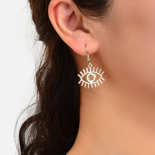 Eye Earrings Girls Dangle Boho Cute Hooks Art Drop Jewellery
