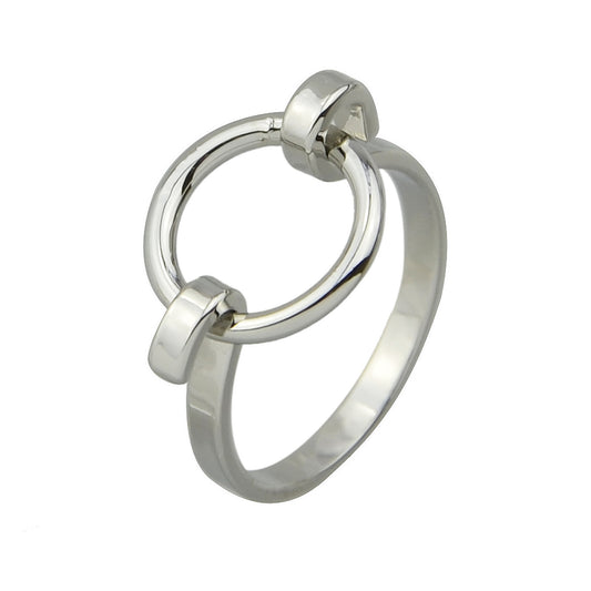 Hippie Jewellery Gold Silver Circle Metal Finger Ring Cool Punk Accessories Gift
