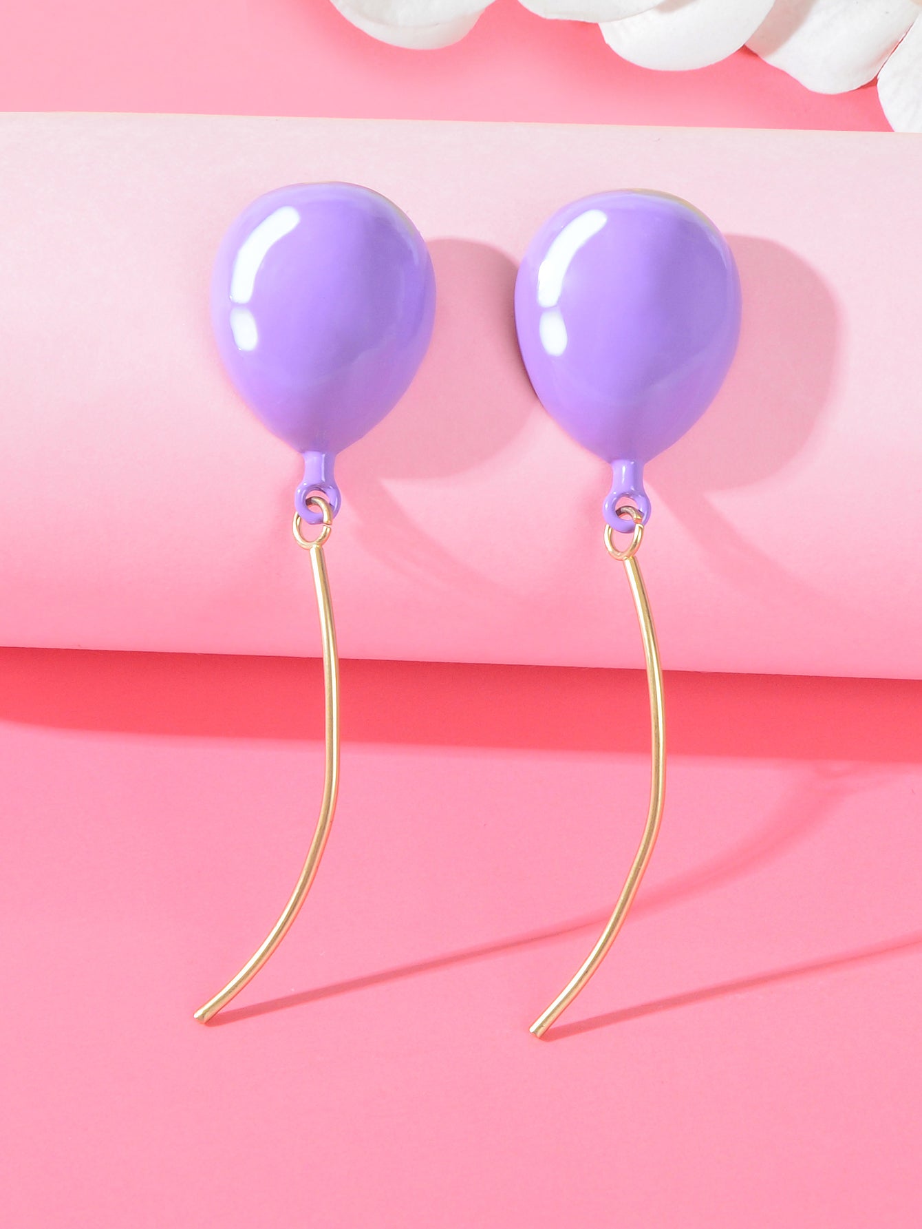 3D Romantic Balloon Pendant Earrings Whimsical Charming Accessory Gift Jewellery