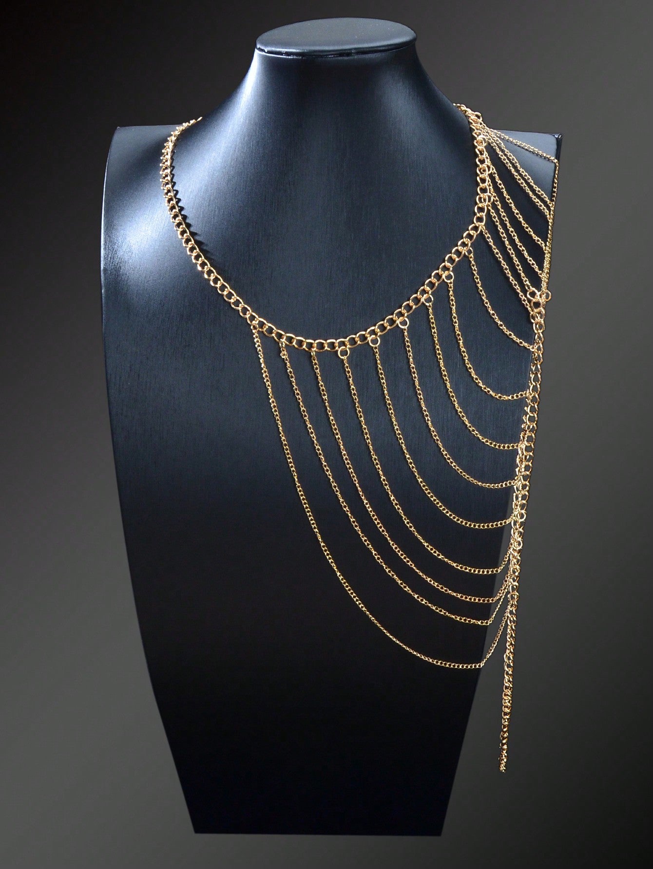 Boho Tassel Chain Necklace Shoulder Body Jewelry Trendy Statement Piece