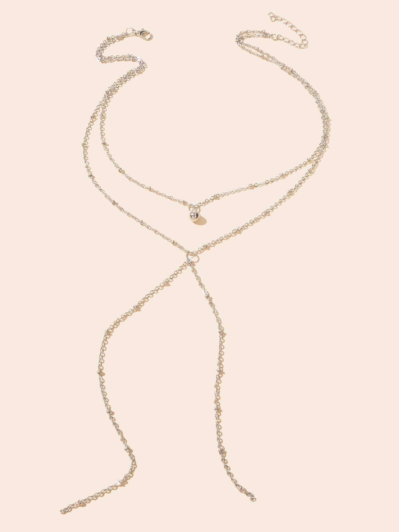 Gold Jewellery Gifts Boho Chic Layering Chain Y Shape Long Lariat Charm Necklace