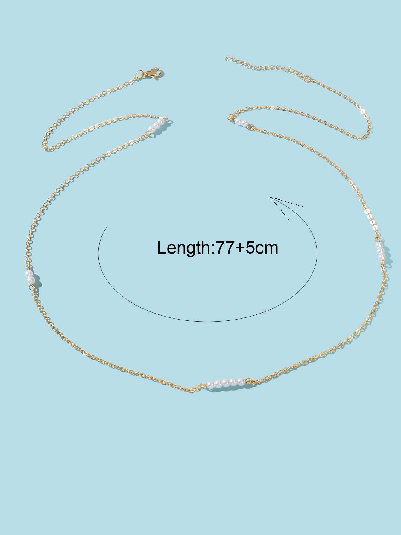 Women Waist Chain Beach Bikini Belly Jewellery Gold Sexy Pearl Beads Body Chains