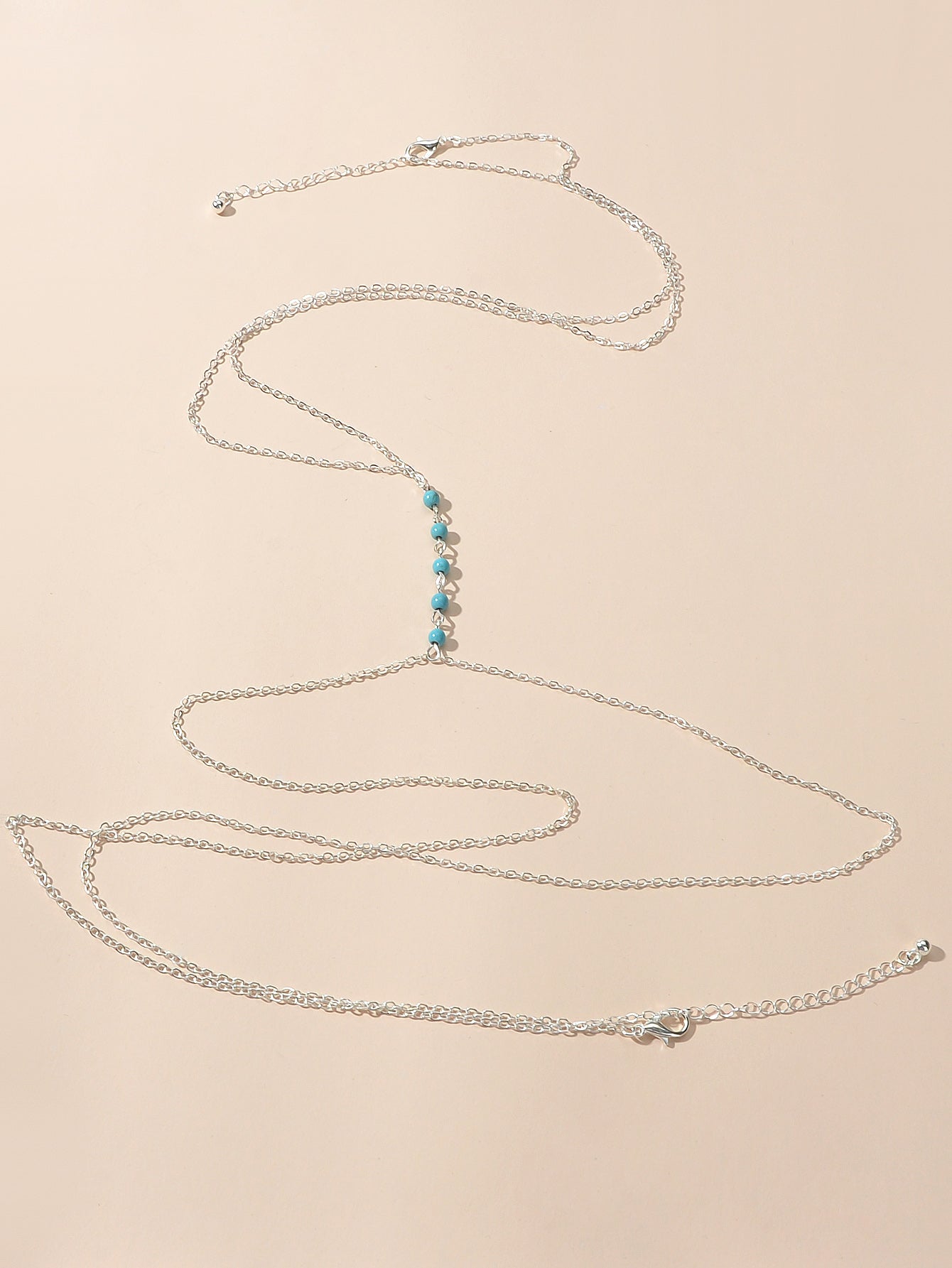 Sexy Turquoise Gold Silver Body Chain Beach Bikini Belly Waist Body Jewellery