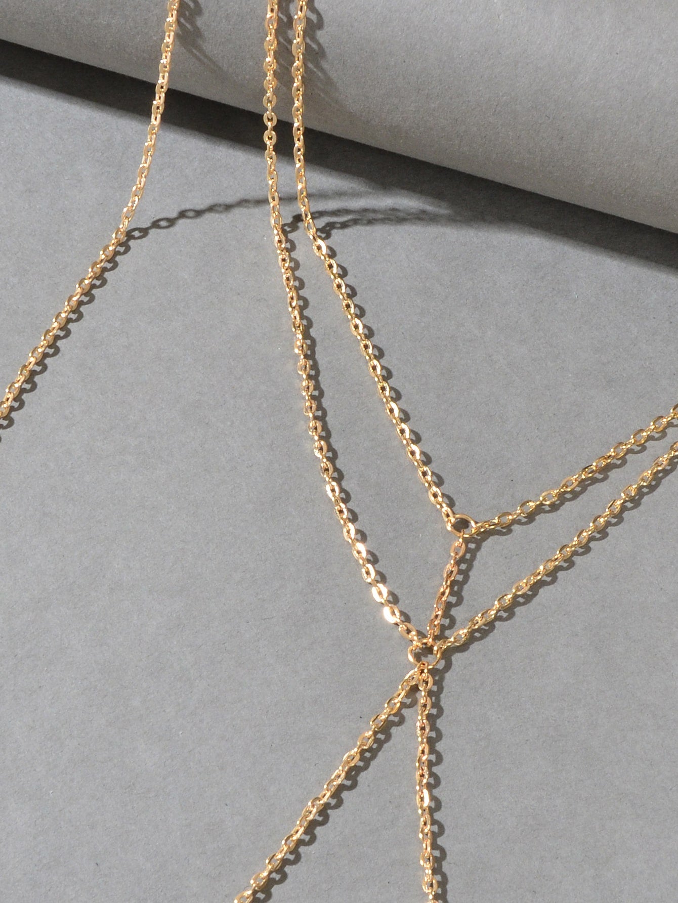 Sexy Bikini Beach Gold Chain Body Chain Layered Chest Harness Belly Body Jewelry
