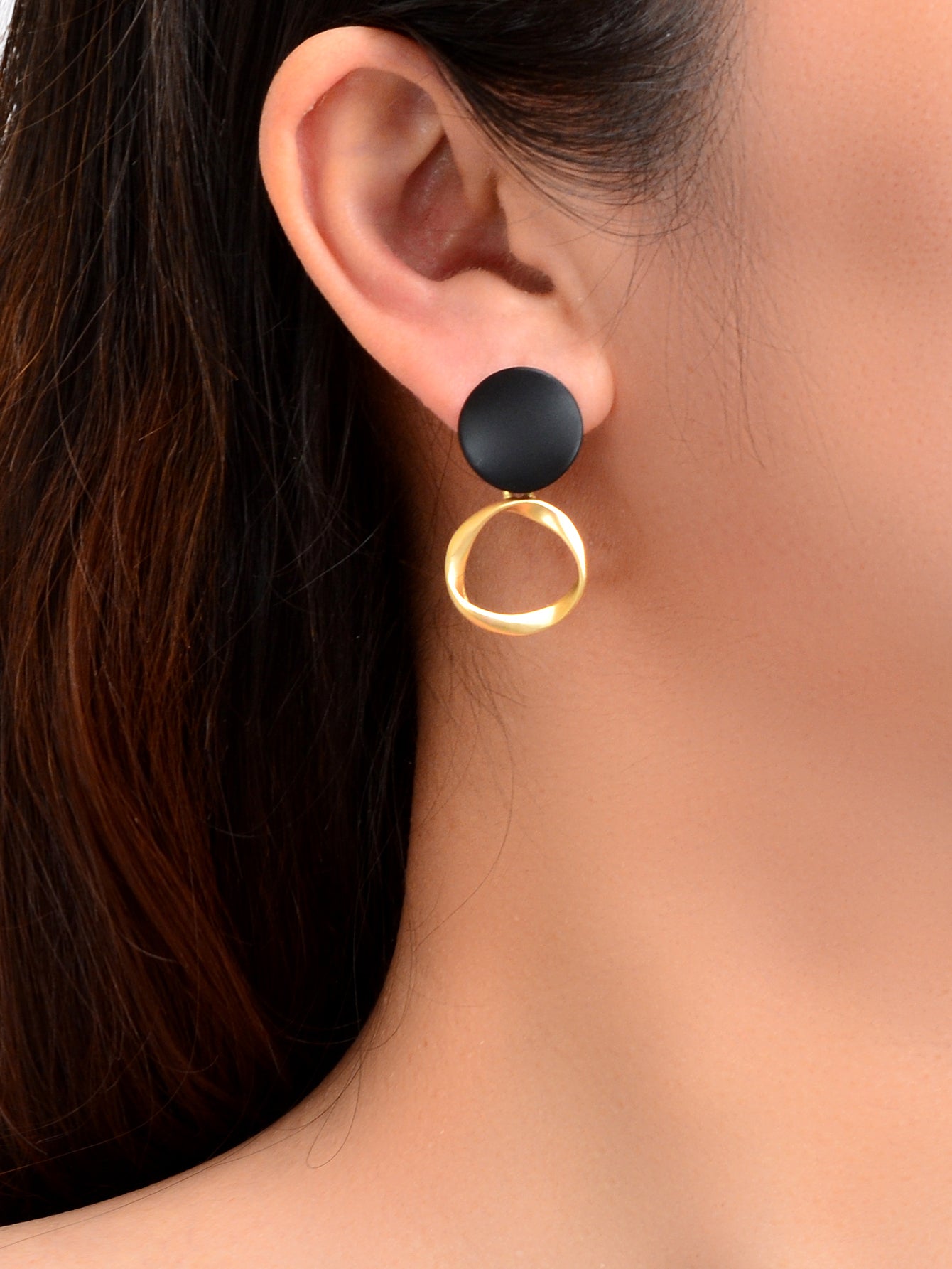 Round Dangling Stud Earrings Candy Colourful Bohemian Party Hoop Jewellery Gift