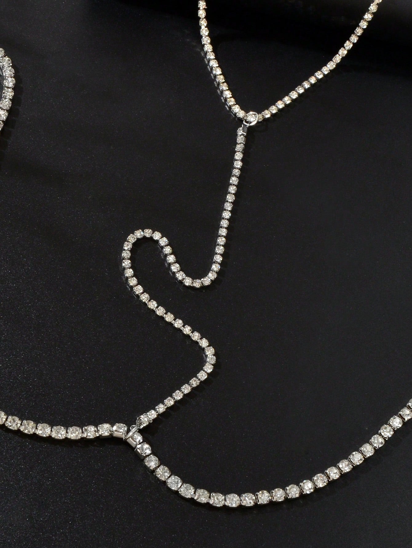 Dazzling Full Diamond Sparkle Body Chain Glamorous Statement Jewelry