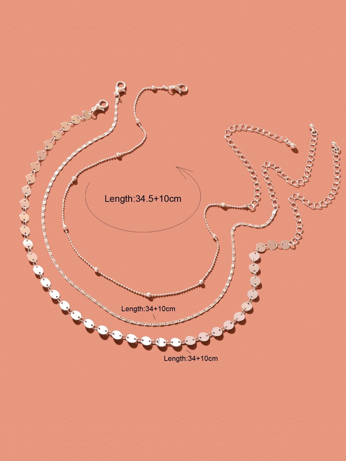 Multi layered Necklace Holiday Jewelry Women Chains Clavicle Collar Gift Choker