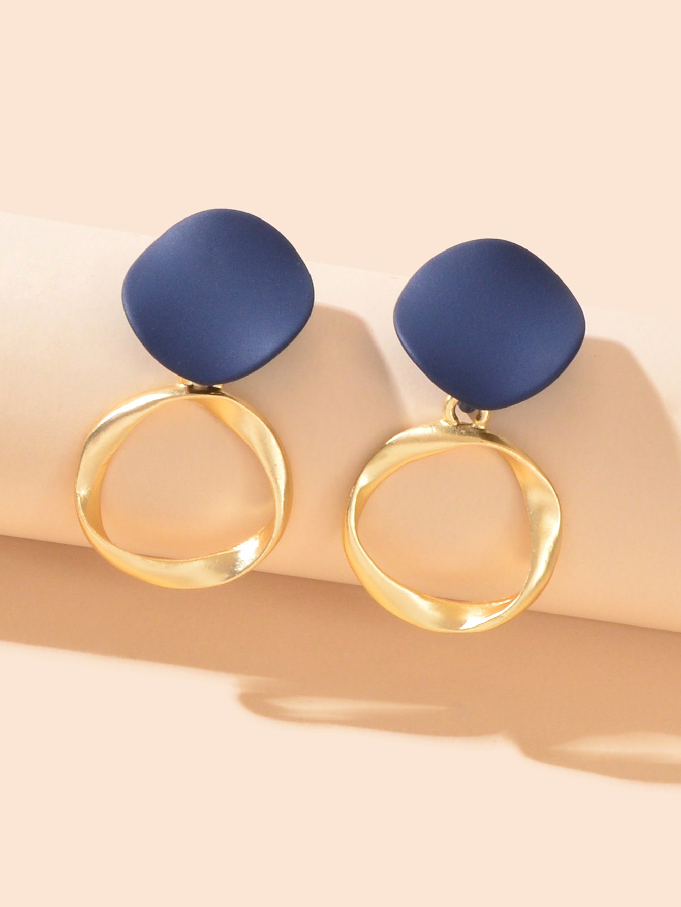 Round Dangling Stud Earrings Candy Colourful Bohemian Party Hoop Jewellery Gift