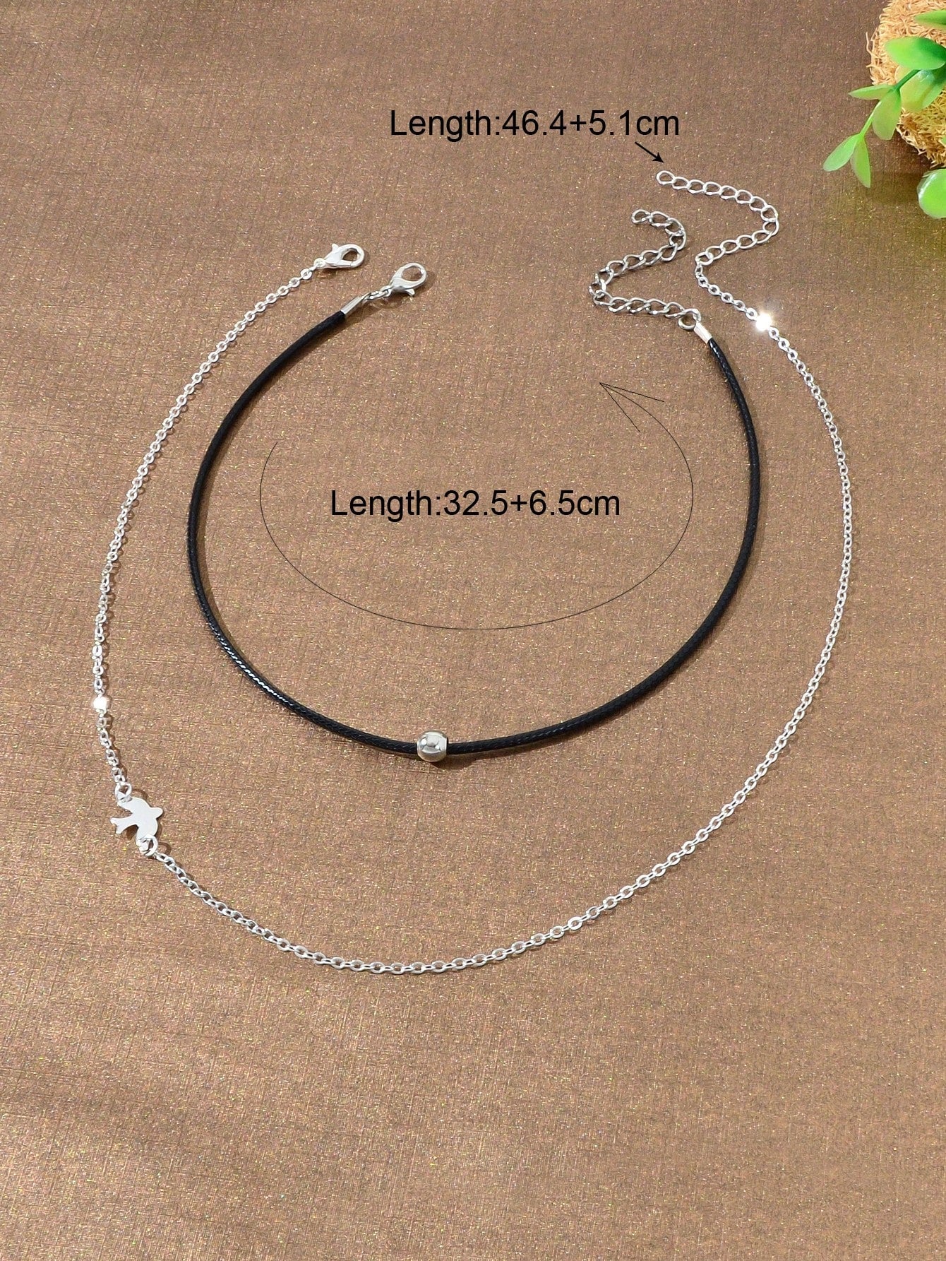 Double Delight Set of Two Minimalist Necklaces Chic and Versatile Jewellery