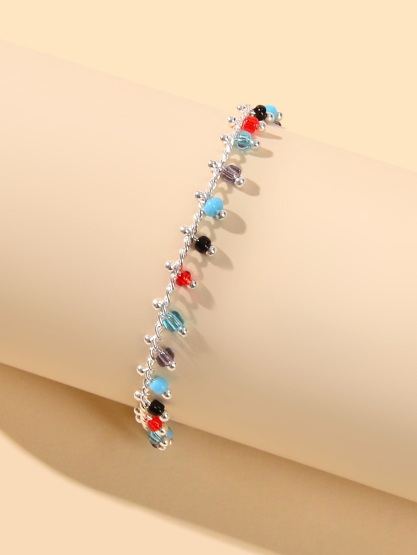 Bohemian Colorful Seed Beads Charm Gold Chain Necklace Women Holiday Jewellery