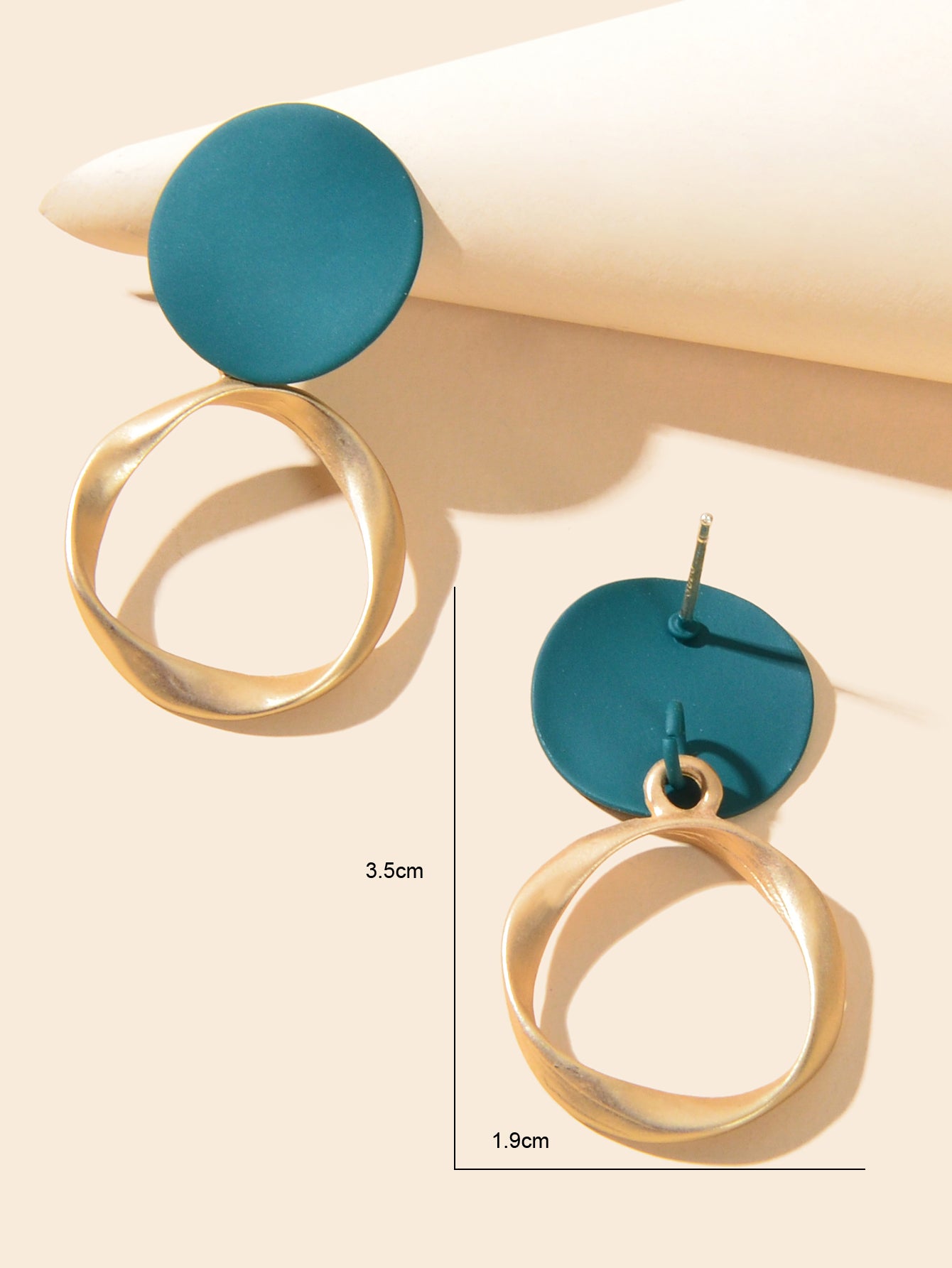 Round Dangling Stud Earrings Candy Colourful Bohemian Party Hoop Jewellery Gift