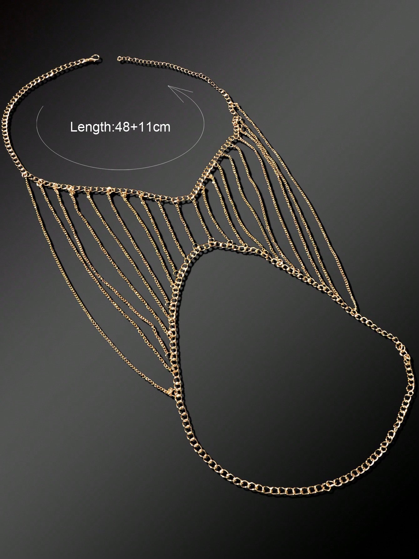 Boho Tassel Chain Necklace Shoulder Body Jewelry Trendy Statement Piece