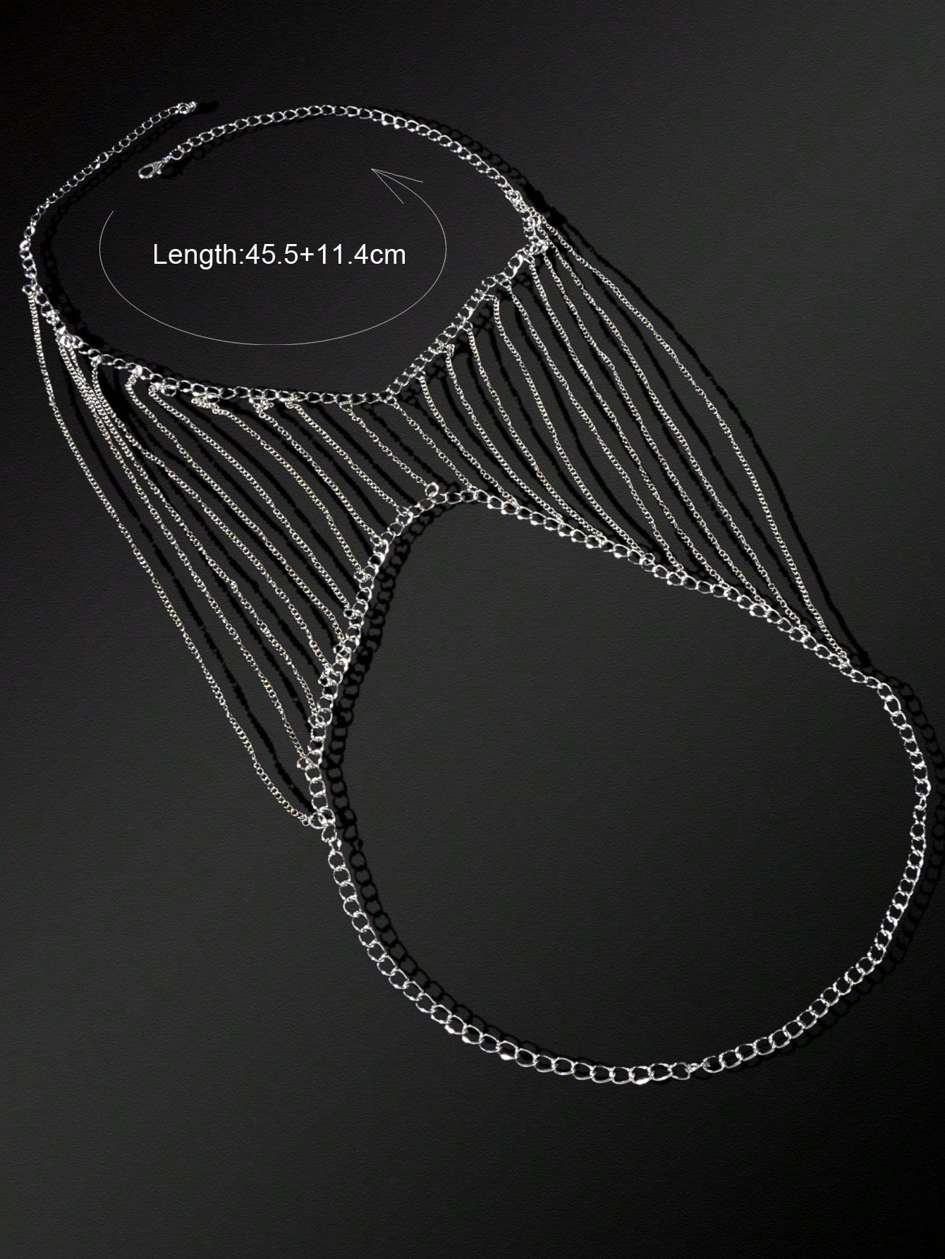 Boho Tassel Chain Necklace Shoulder Body Jewelry Trendy Statement Piece