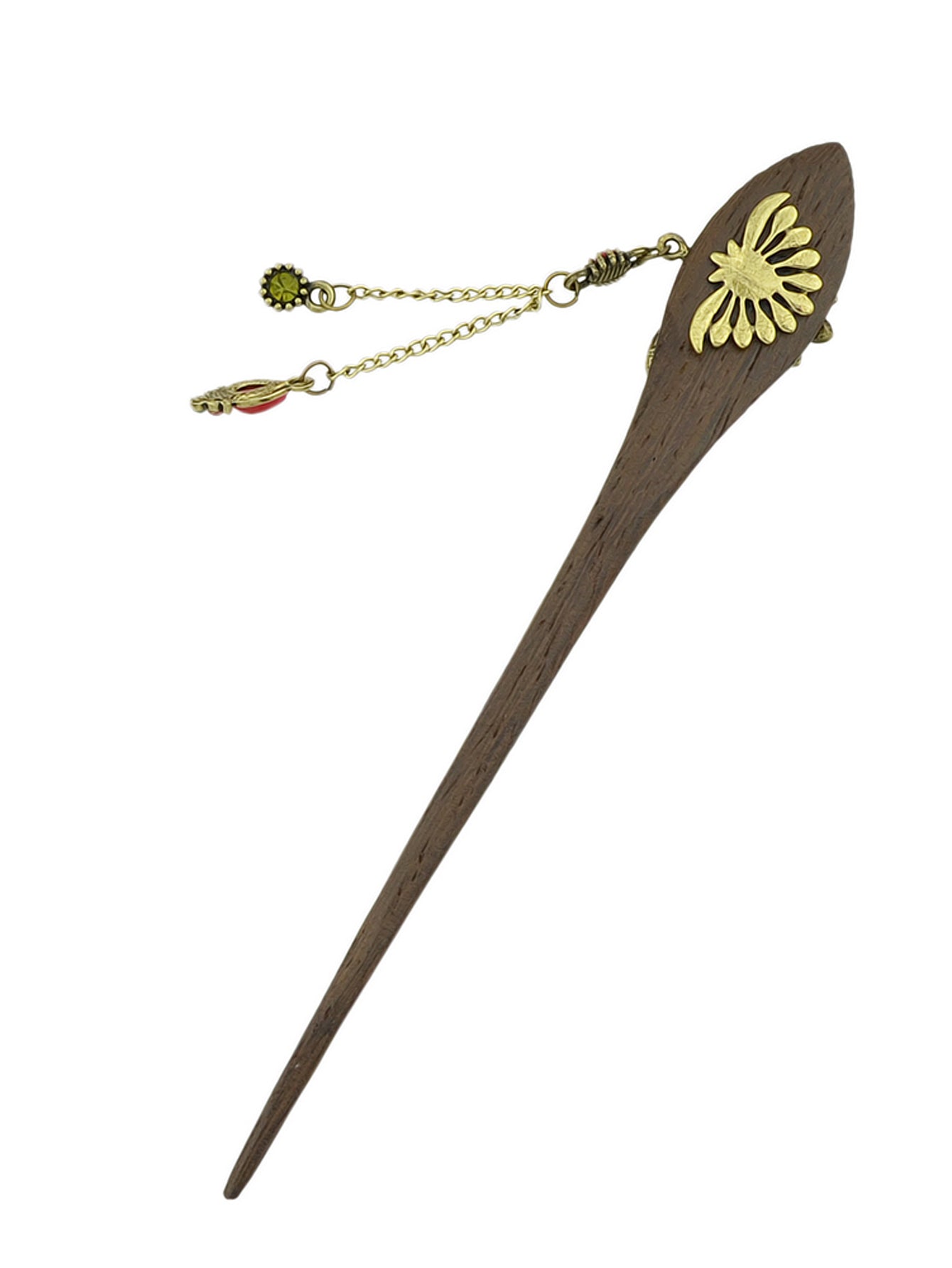 Traditional Style Colorful Rhinestone Peacock Hair Sticks Women Hair Accessories