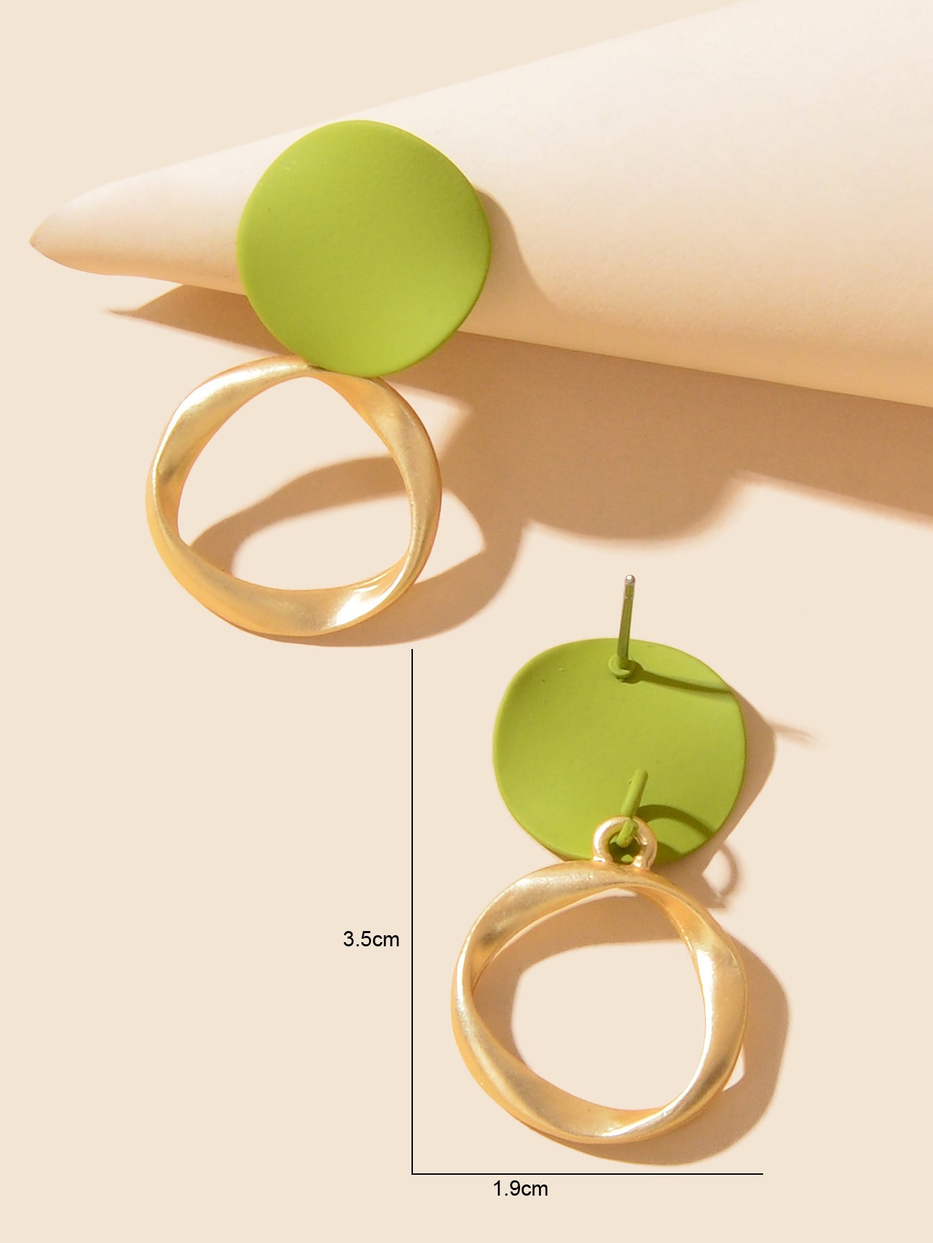 Round Dangling Stud Earrings Candy Colourful Bohemian Party Hoop Jewellery Gift