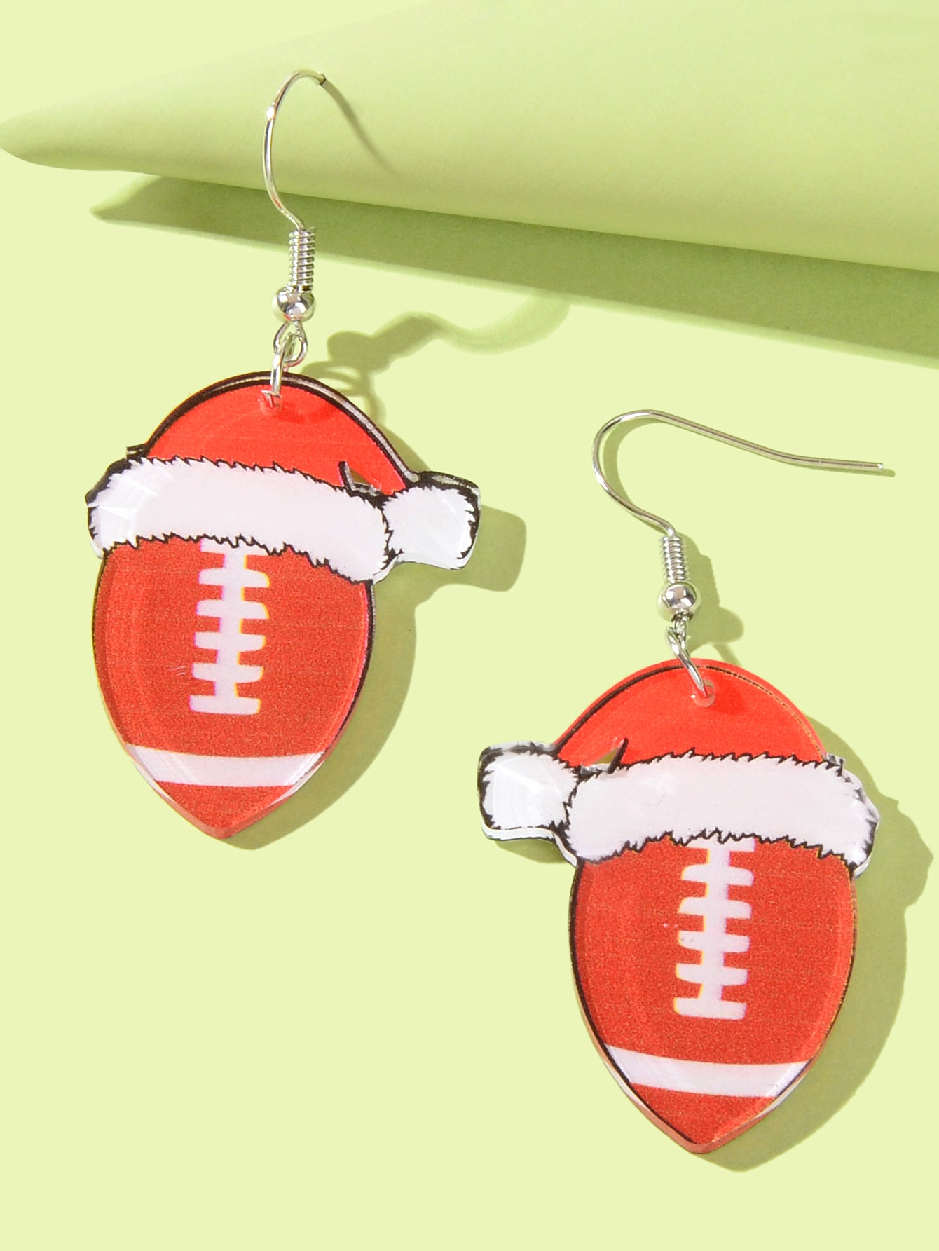 Christmas Gift Aussie Rules Footy Charm Earrings Australian Football Jewelry AFL