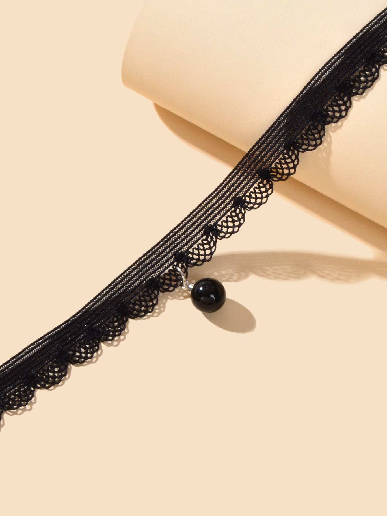 Classic Black Velvet Choker Round Charm Necklace Women Halloween Cosplay Jewelry