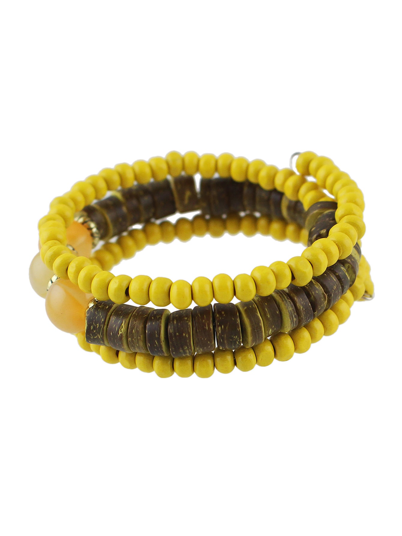 Ethnic Jewelry Handmade Colorful Bead Multi-layer Chain Bohemian Bangle Bracelet