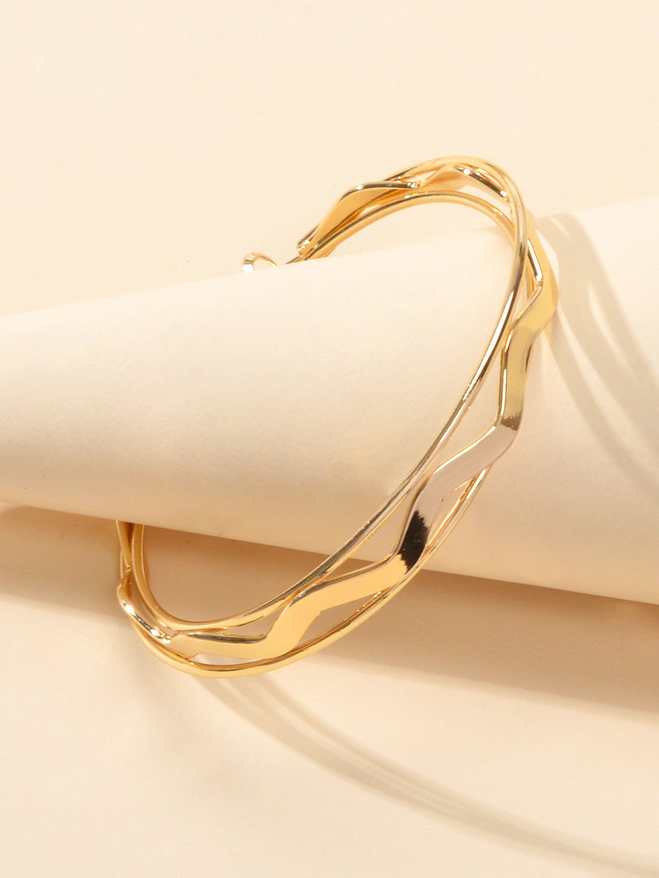 Gold Silver Geometric Statement Big Hoop Dangle Earrings Girls Party Decoration