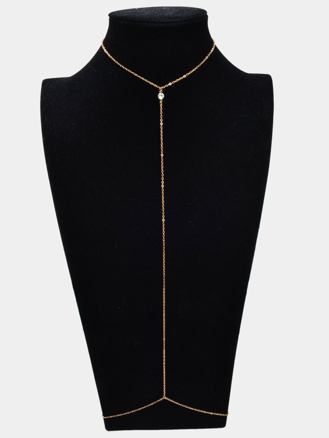 Women Gold Bikini Body Chain Beach Bra Chain Jewellery