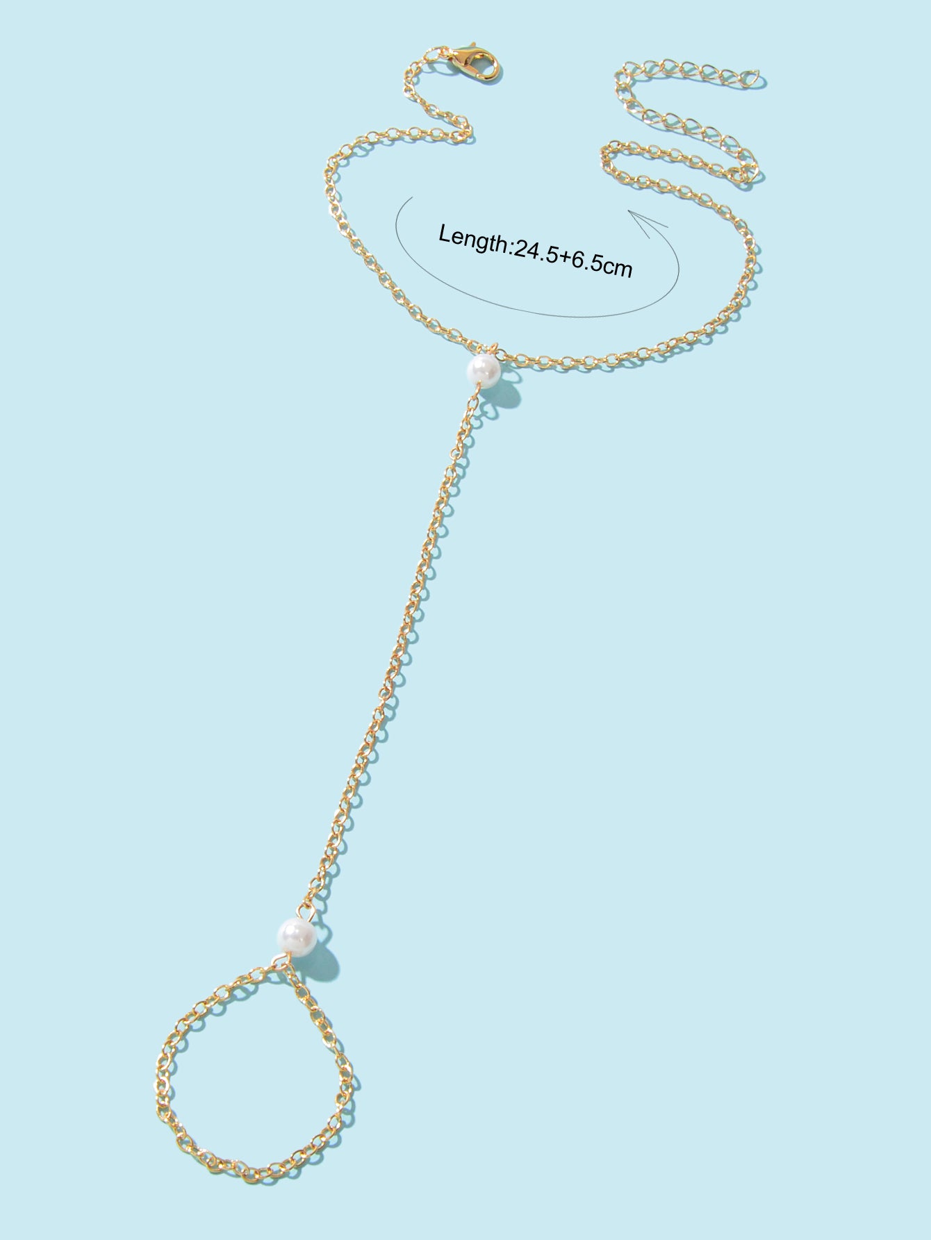 Foot Beach Jewellery Silver Pearl Mittens Anklet Finger Toe Boho Chic Bracelet