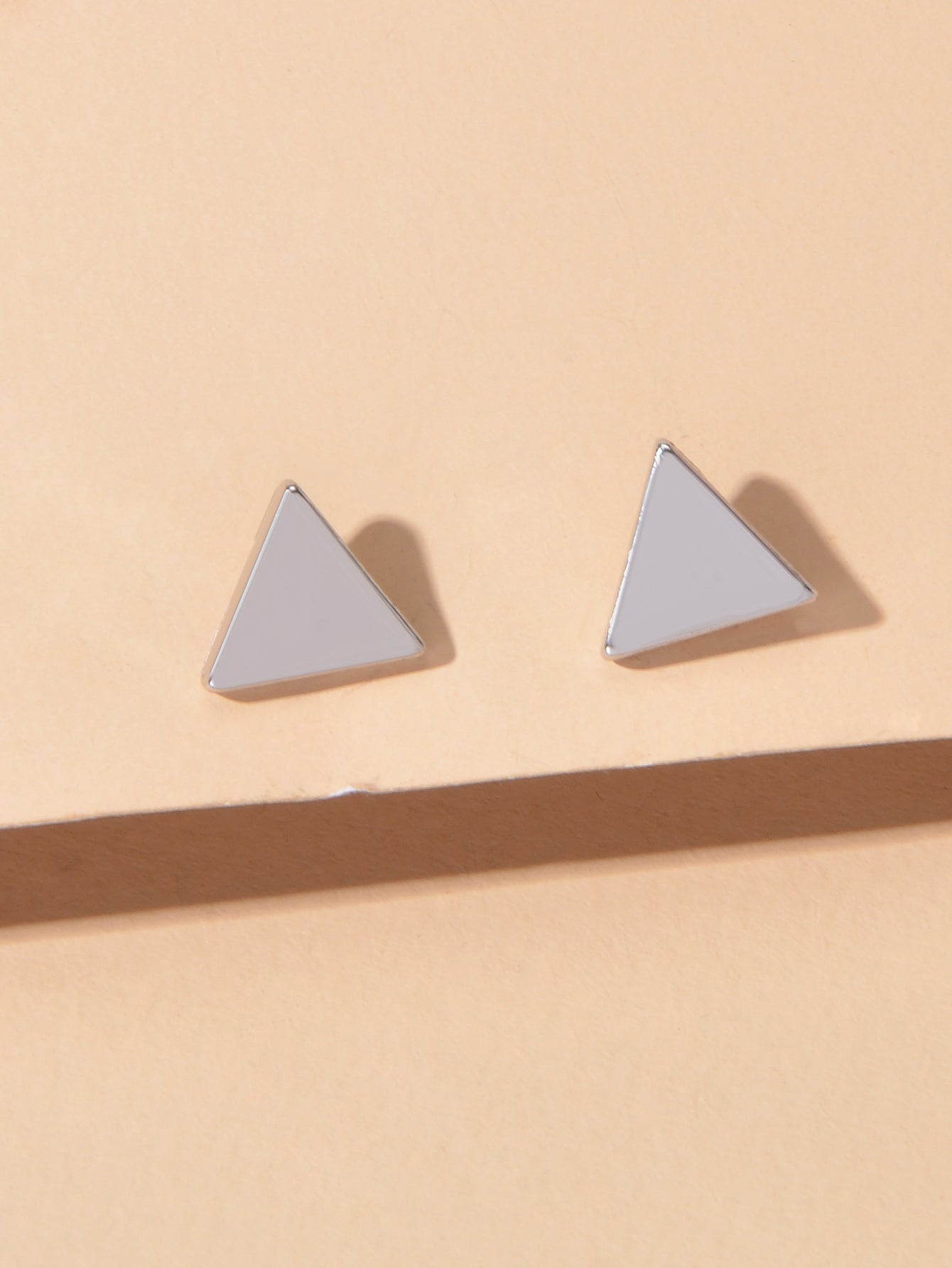 Minimalist Geometric Small Stud Tiny Triangle Mini Cartilage Tragus Earrings