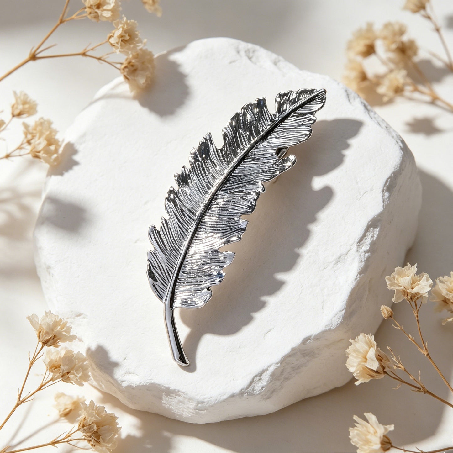 Hair Accessories Gold Silver Feather Metal Hairgrips Hair Clips Hair Barrettes