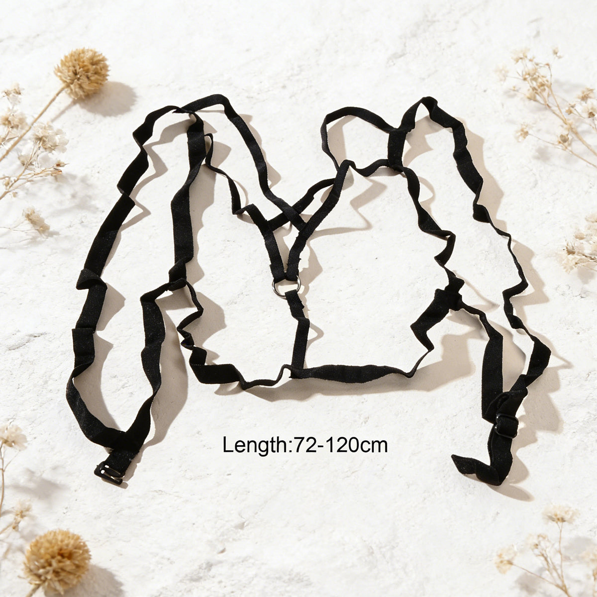 Sexy Body Jewellery Black Elastic Harness Bra Body Chain Rave Body Accessories