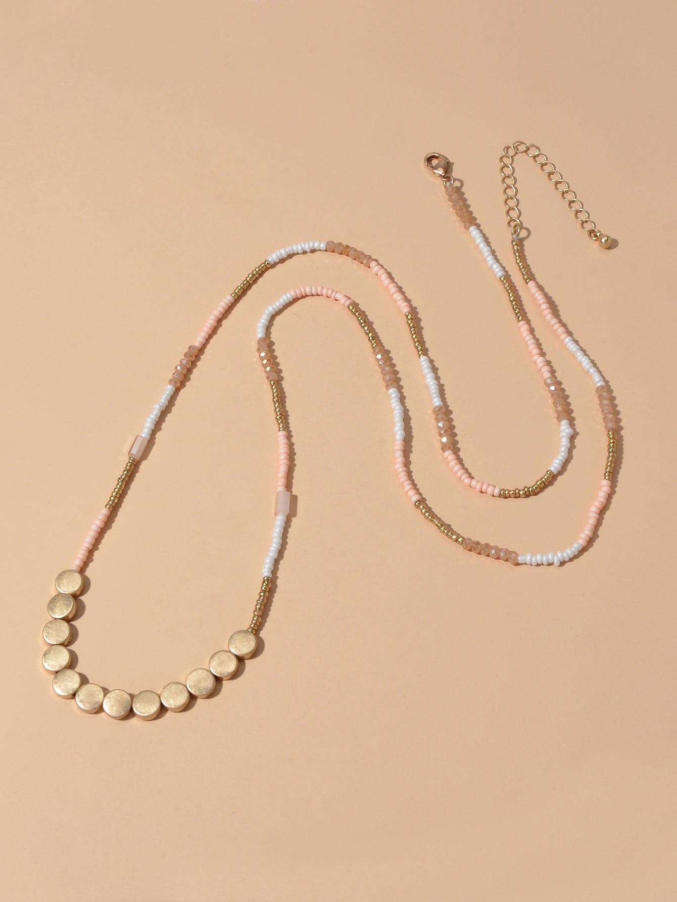 Bohemian Jewellery Ethnic Handmade Multi-colored Beads Charm Long Chain Necklace