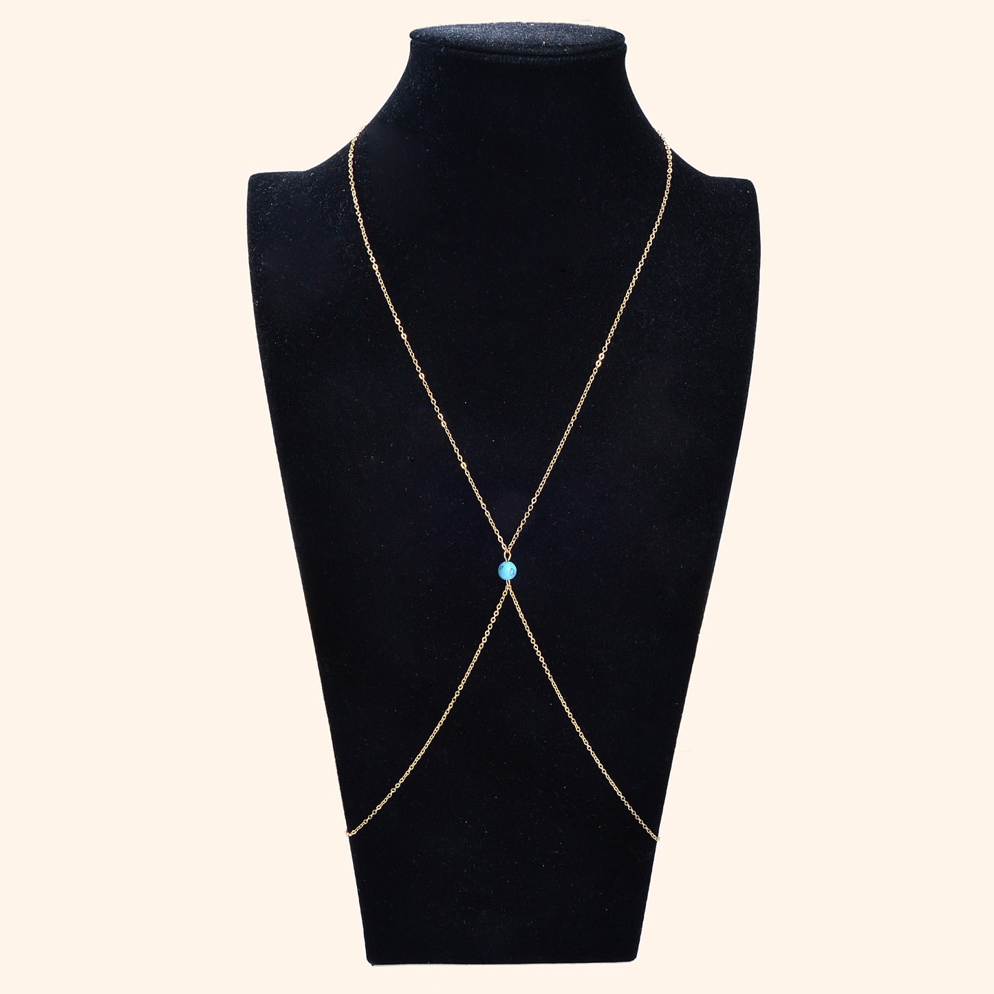 Gold Bra Body Chain Bikini Harness Necklace Body Jewellery Beach Accessories