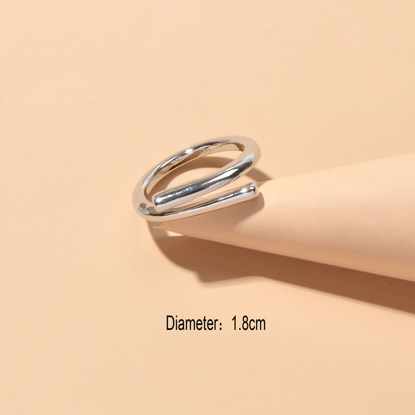 Minimalist Designer Teens Stylish Good Quality Punk Silver Colour Finger Ring