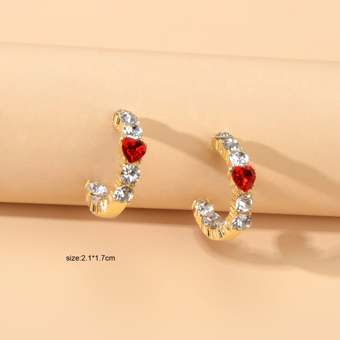 Bridal Jewelry Rhinestone Pearl Decor Sparkling Twist Wave Style Elegant Earring