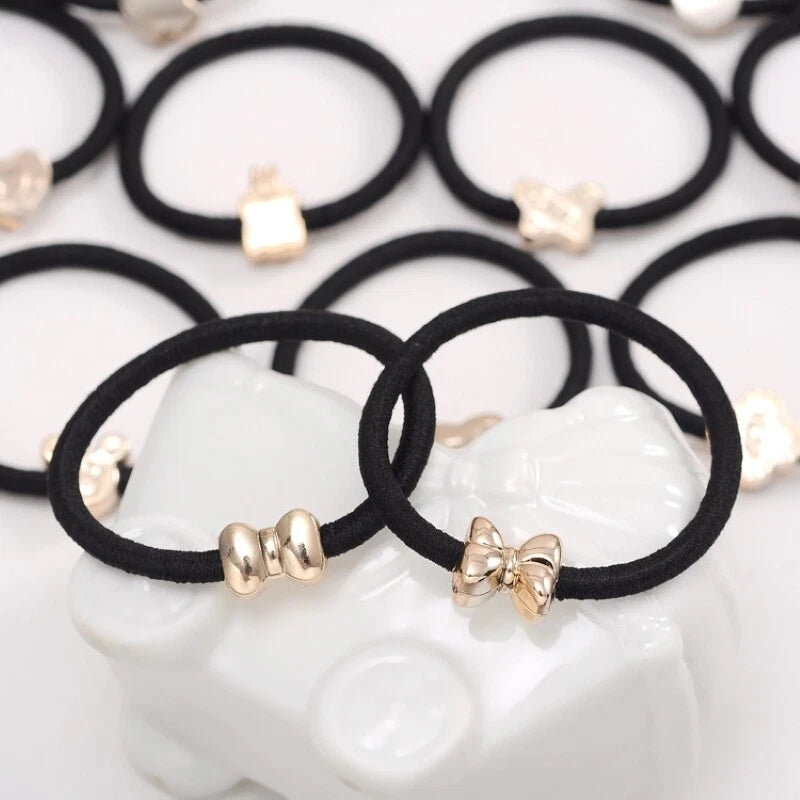 AU Stock 10pcs/set Random Elastic Rabbit Cat Headbands Hairwear Hair Accessories