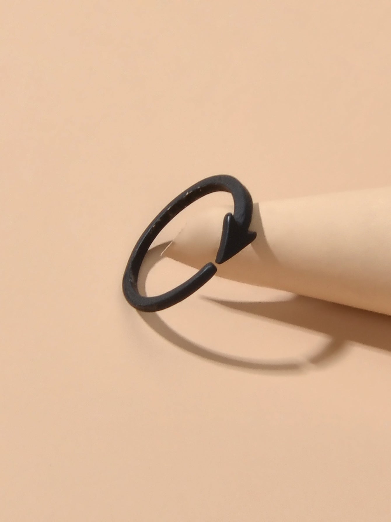 Statement Minimalist Jewellery Black Gold Silver Arrow Punk Finger Knuckle Rings