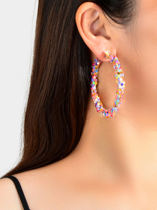Gorgeous Fun Bohemian Statement Large Colourful Earrings Dangle Xmas Jewellery