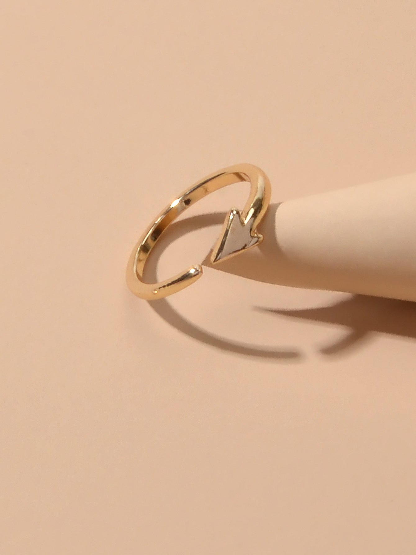 Statement Minimalist Jewellery Black Gold Silver Arrow Punk Finger Knuckle Rings