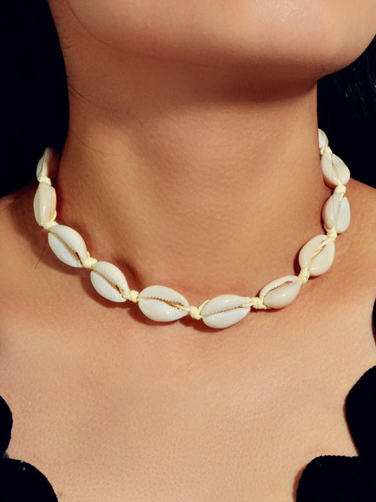 Traditional Ethnic Jewellery Handmade Shell Choker Boho Chic Necklace