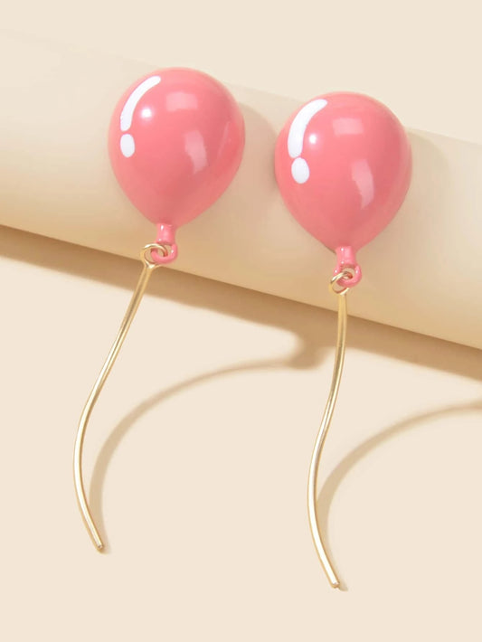Personality Candy Color Balloon Dangle Cute Trendy Earrings Funny Jewellery Gift