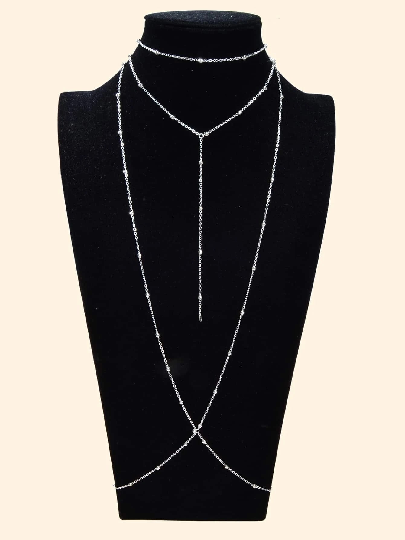 Tassel Body Chain Jewellery Harness Girl Bikini Stylish Fringe Belly Necklace