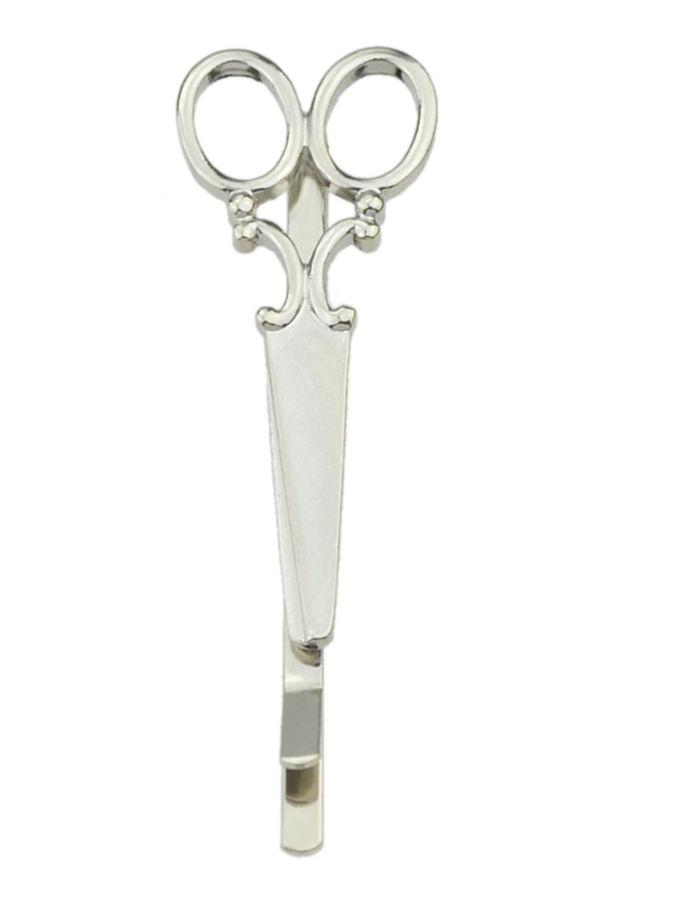 1pc Punk Gold Silver Scissors Hair Clips Barrette Women Fashion Hair Accessories
