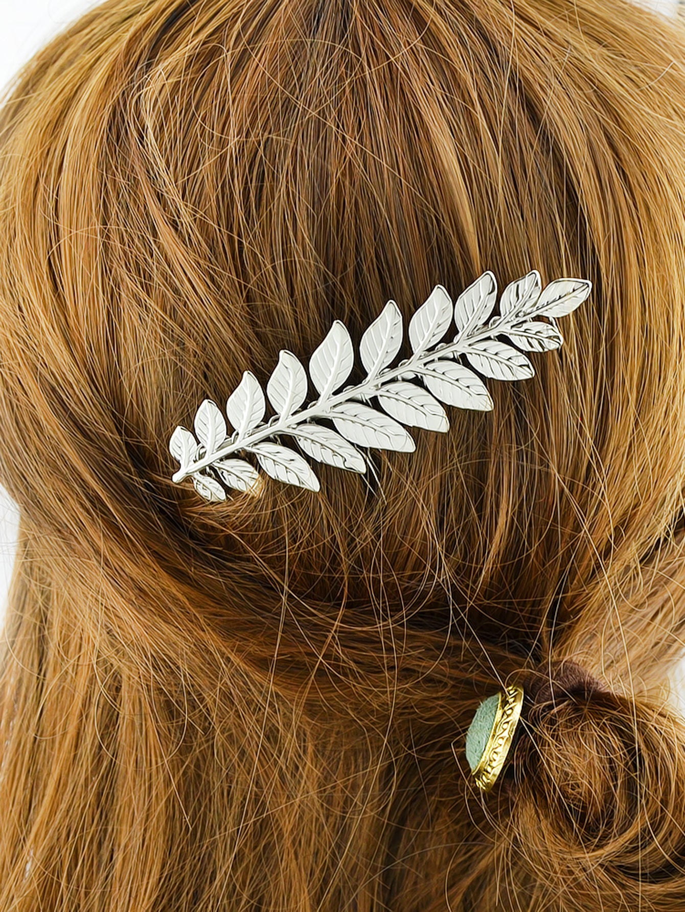 Costume Hair Accessories Gold Silver Leaf Hair Comb Hair Clips Girls Headpiece