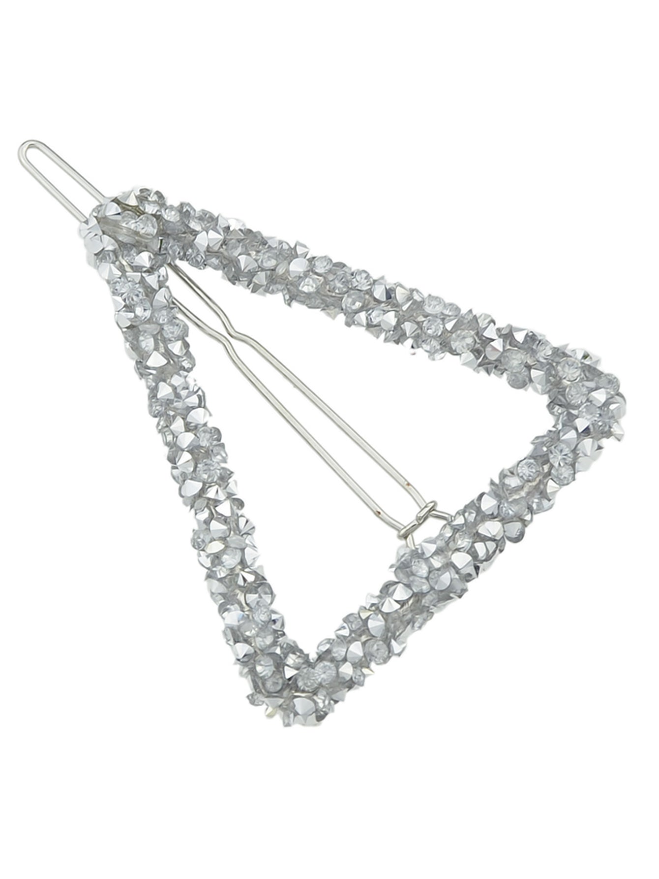 Rhinestone Triangle Hairgrips Wedding Party Hair Clips Hair Barrettes Accessory