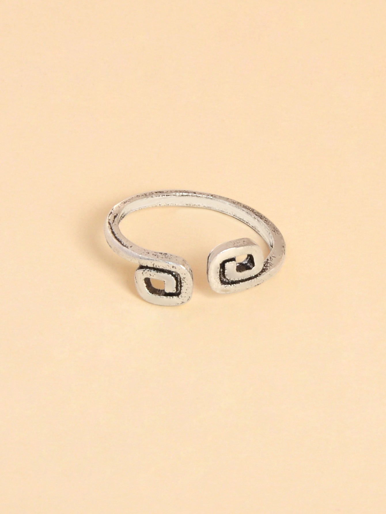 1pc American Ethnic Antique Silver Geometric Toe Ring Finger Foot Jewellery Gift