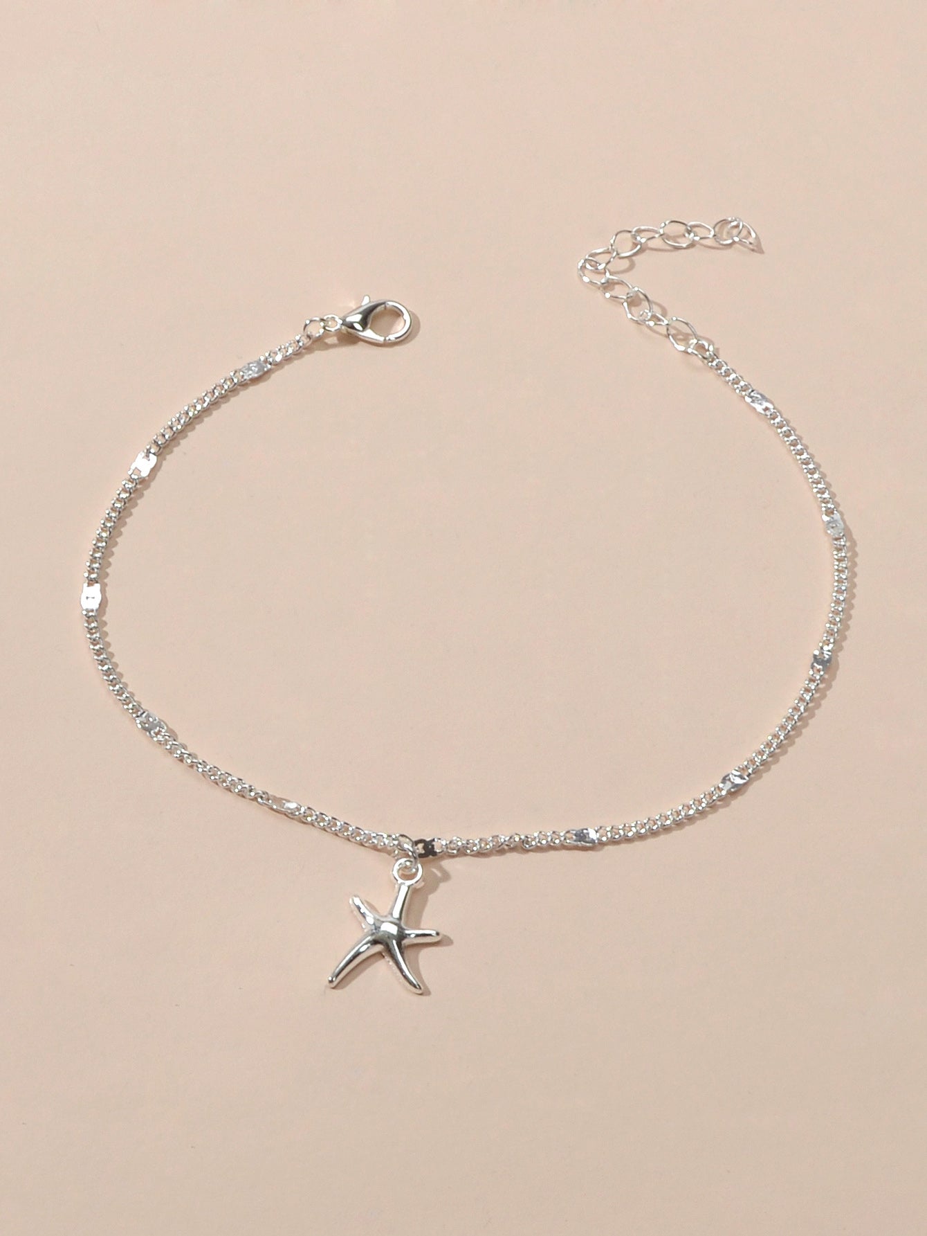 1 pc Silver Gold Starfish Charm Anklet Boho Beach Bracelet Foot Chain Jewellery