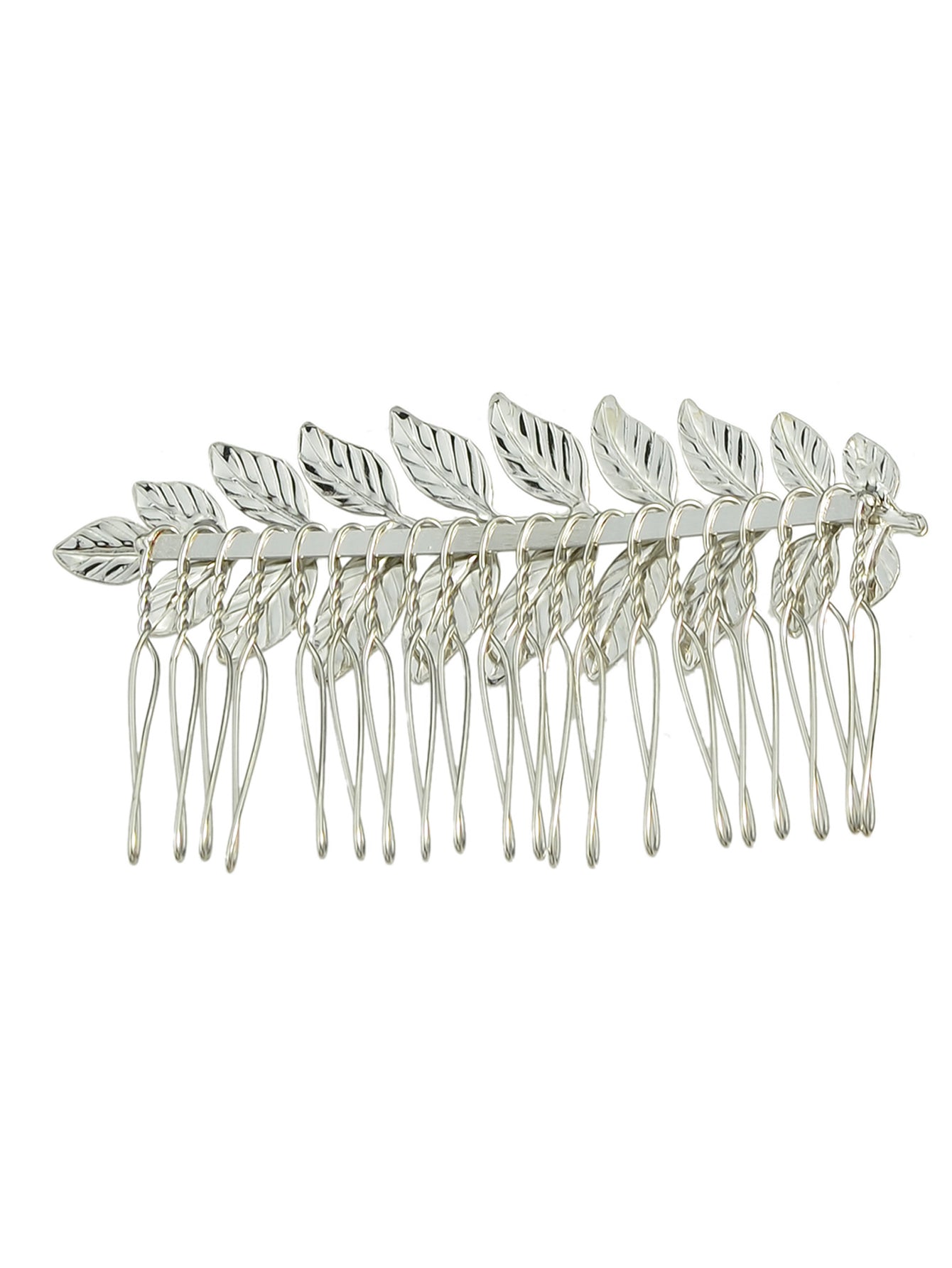Costume Hair Accessories Gold Silver Leaf Hair Comb Hair Clips Girls Headpiece