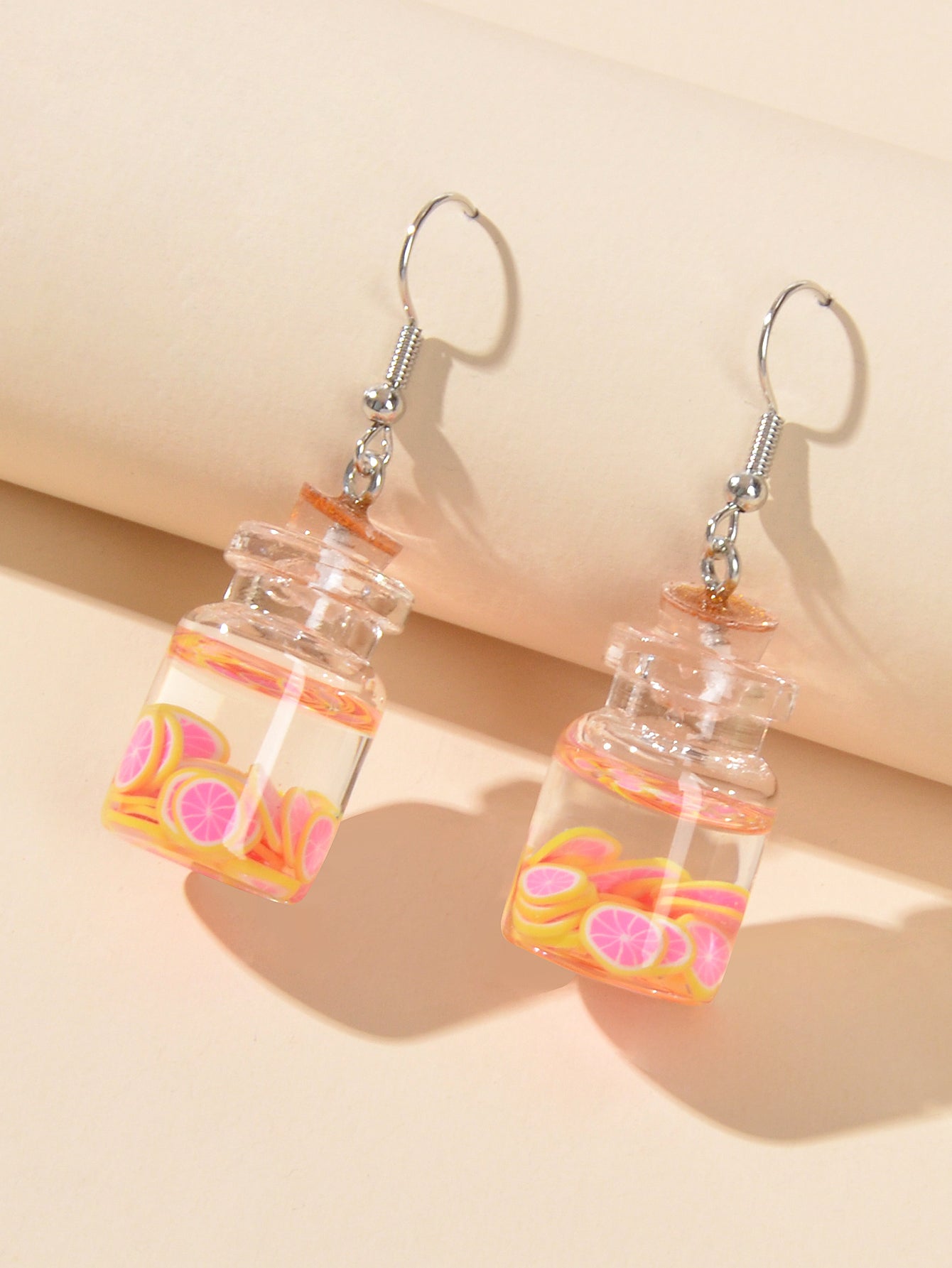 Unique Corked Bottle Driftwood Pendant Earrings Nature-Inspired Boho Chic Jewelry