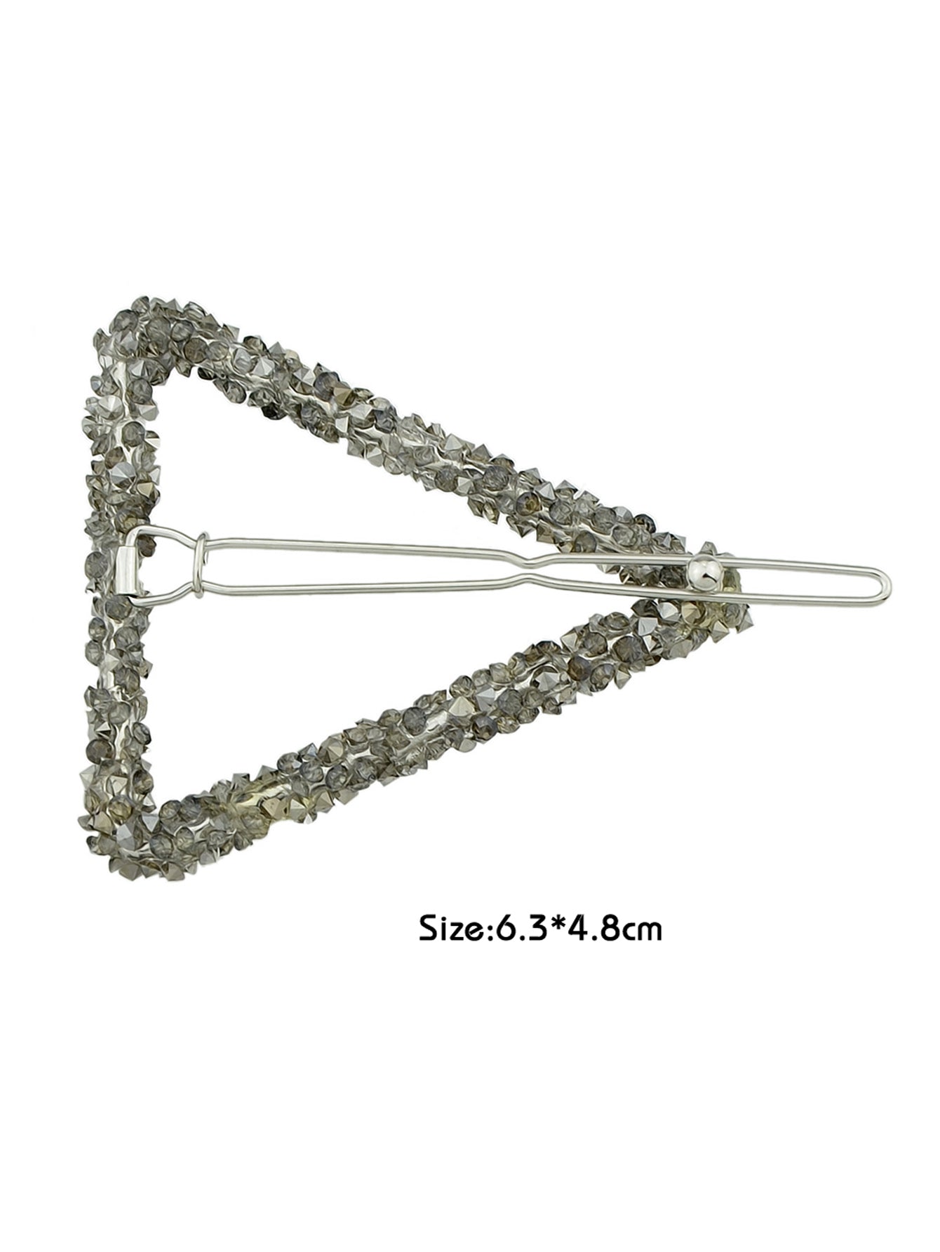 Rhinestone Triangle Hairgrips Wedding Party Hair Clips Hair Barrettes Accessory